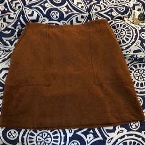 Banana Republic Suede Mini Skirt